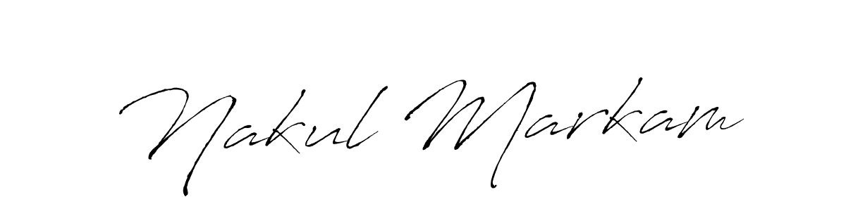 It looks lik you need a new signature style for name Nakul Markam. Design unique handwritten (Antro_Vectra) signature with our free signature maker in just a few clicks. Nakul Markam signature style 6 images and pictures png