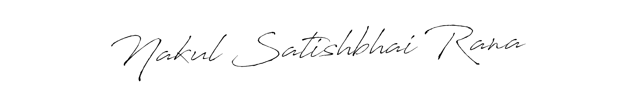 Make a beautiful signature design for name Nakul Satishbhai Rana. Use this online signature maker to create a handwritten signature for free. Nakul Satishbhai Rana signature style 6 images and pictures png