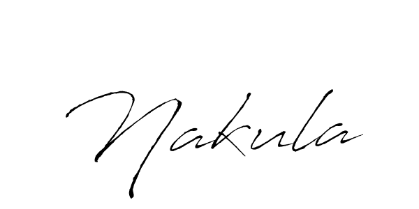 Use a signature maker to create a handwritten signature online. With this signature software, you can design (Antro_Vectra) your own signature for name Nakula. Nakula signature style 6 images and pictures png