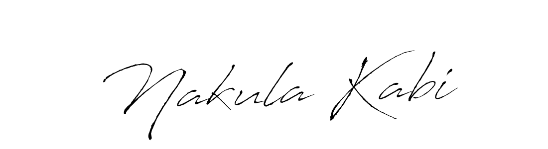 How to make Nakula Kabi signature? Antro_Vectra is a professional autograph style. Create handwritten signature for Nakula Kabi name. Nakula Kabi signature style 6 images and pictures png