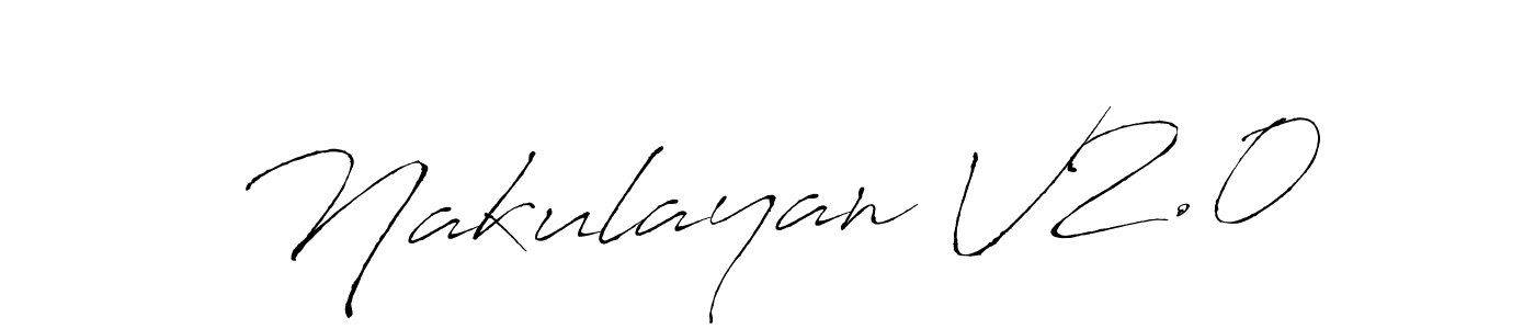 Once you've used our free online signature maker to create your best signature Antro_Vectra style, it's time to enjoy all of the benefits that Nakulayan V2.0 name signing documents. Nakulayan V2.0 signature style 6 images and pictures png