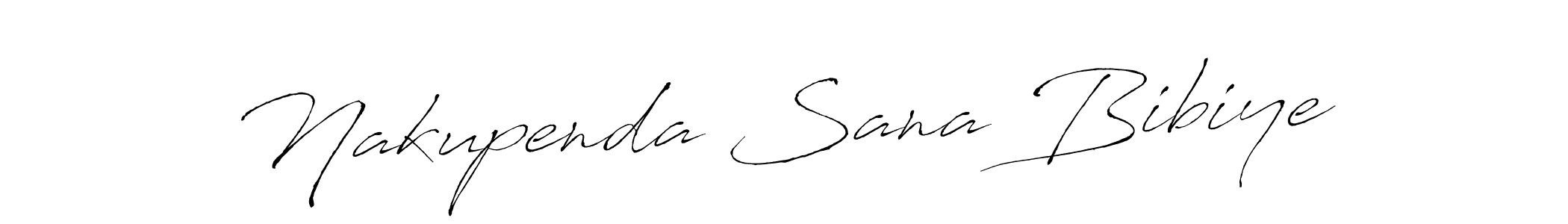 Make a beautiful signature design for name Nakupenda Sana Bibiye. Use this online signature maker to create a handwritten signature for free. Nakupenda Sana Bibiye signature style 6 images and pictures png