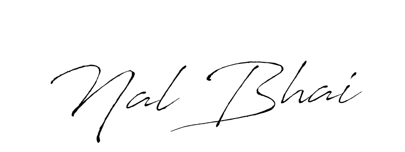 How to make Nal Bhai name signature. Use Antro_Vectra style for creating short signs online. This is the latest handwritten sign. Nal Bhai signature style 6 images and pictures png