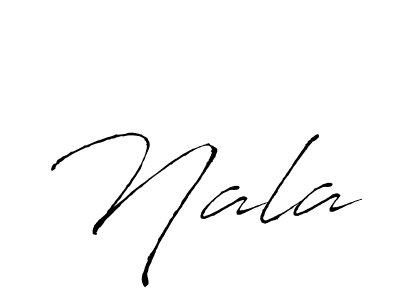 Antro_Vectra is a professional signature style that is perfect for those who want to add a touch of class to their signature. It is also a great choice for those who want to make their signature more unique. Get Nala name to fancy signature for free. Nala signature style 6 images and pictures png