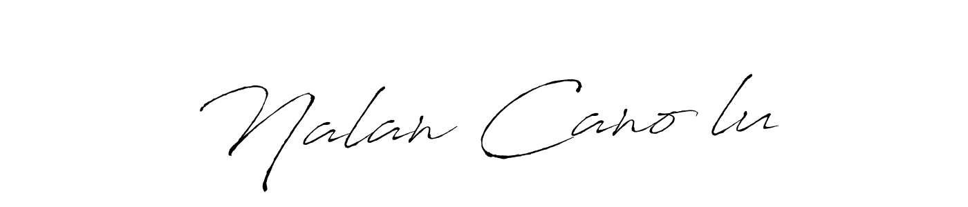 Also we have Nalan Canoğlu name is the best signature style. Create professional handwritten signature collection using Antro_Vectra autograph style. Nalan Canoğlu signature style 6 images and pictures png