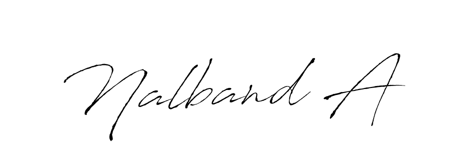 The best way (Antro_Vectra) to make a short signature is to pick only two or three words in your name. The name Nalband A include a total of six letters. For converting this name. Nalband A signature style 6 images and pictures png