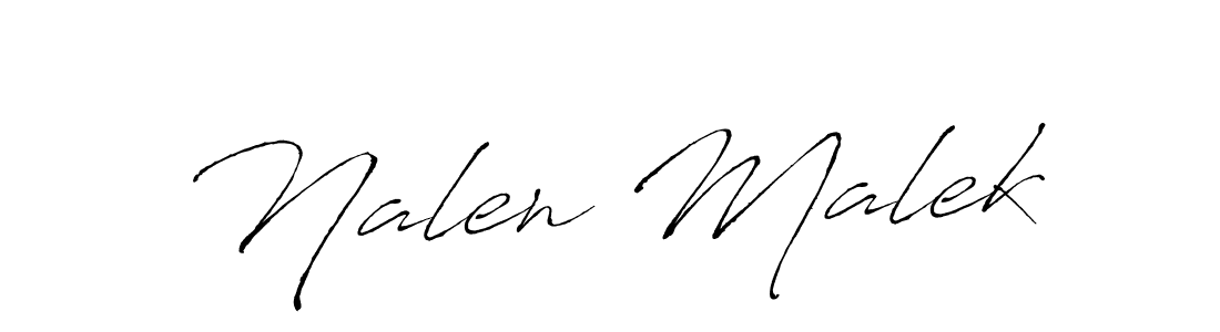 Use a signature maker to create a handwritten signature online. With this signature software, you can design (Antro_Vectra) your own signature for name Nalen Malek. Nalen Malek signature style 6 images and pictures png