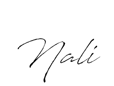 Also we have Nali name is the best signature style. Create professional handwritten signature collection using Antro_Vectra autograph style. Nali signature style 6 images and pictures png