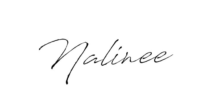 Use a signature maker to create a handwritten signature online. With this signature software, you can design (Antro_Vectra) your own signature for name Nalinee. Nalinee signature style 6 images and pictures png