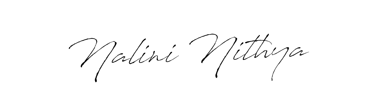 Make a beautiful signature design for name Nalini Nithya. With this signature (Antro_Vectra) style, you can create a handwritten signature for free. Nalini Nithya signature style 6 images and pictures png