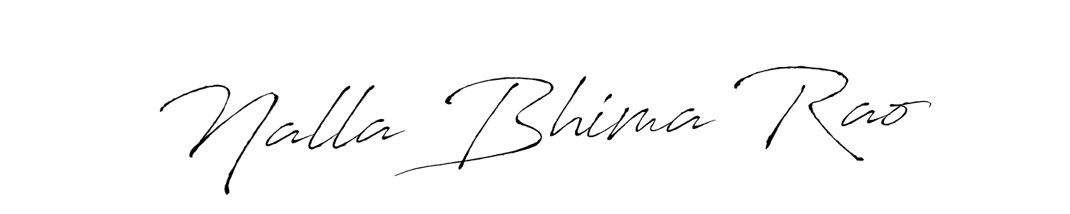 How to make Nalla Bhima Rao signature? Antro_Vectra is a professional autograph style. Create handwritten signature for Nalla Bhima Rao name. Nalla Bhima Rao signature style 6 images and pictures png