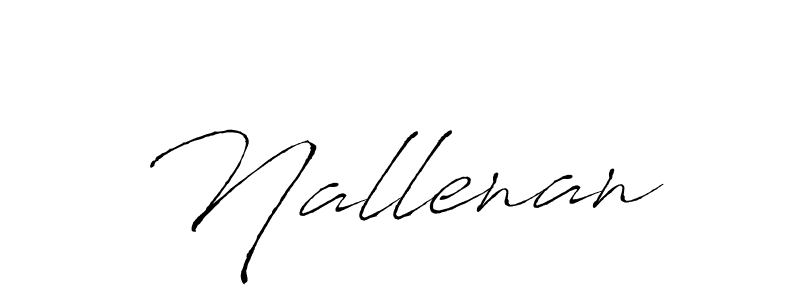 Also we have Nallenan name is the best signature style. Create professional handwritten signature collection using Antro_Vectra autograph style. Nallenan signature style 6 images and pictures png