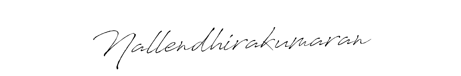 The best way (Antro_Vectra) to make a short signature is to pick only two or three words in your name. The name Nallendhirakumaran include a total of six letters. For converting this name. Nallendhirakumaran signature style 6 images and pictures png