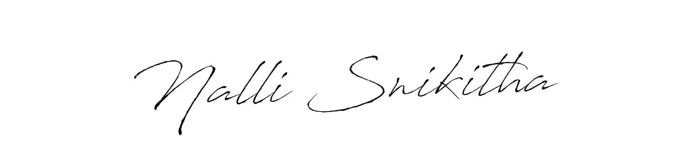 Make a beautiful signature design for name Nalli Snikitha. Use this online signature maker to create a handwritten signature for free. Nalli Snikitha signature style 6 images and pictures png