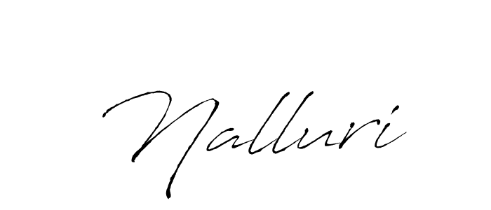 Similarly Antro_Vectra is the best handwritten signature design. Signature creator online .You can use it as an online autograph creator for name Nalluri. Nalluri signature style 6 images and pictures png
