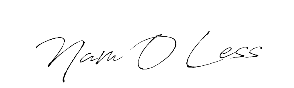 It looks lik you need a new signature style for name Nam O Less. Design unique handwritten (Antro_Vectra) signature with our free signature maker in just a few clicks. Nam O Less signature style 6 images and pictures png