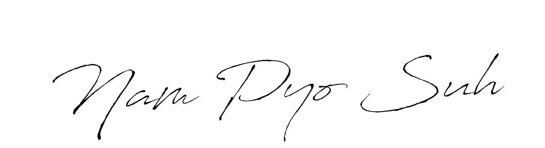 Nam Pyo Suh stylish signature style. Best Handwritten Sign (Antro_Vectra) for my name. Handwritten Signature Collection Ideas for my name Nam Pyo Suh. Nam Pyo Suh signature style 6 images and pictures png