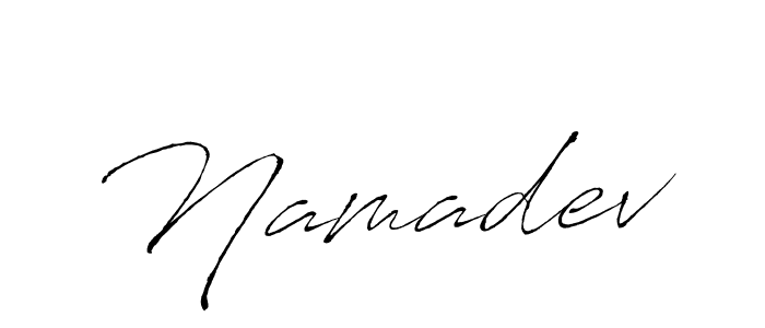 Make a beautiful signature design for name Namadev. With this signature (Antro_Vectra) style, you can create a handwritten signature for free. Namadev signature style 6 images and pictures png