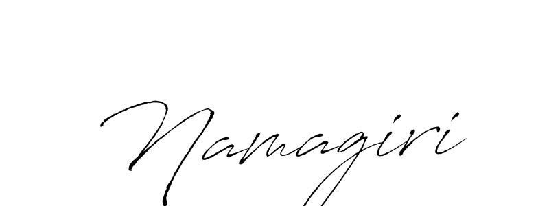 Create a beautiful signature design for name Namagiri. With this signature (Antro_Vectra) fonts, you can make a handwritten signature for free. Namagiri signature style 6 images and pictures png