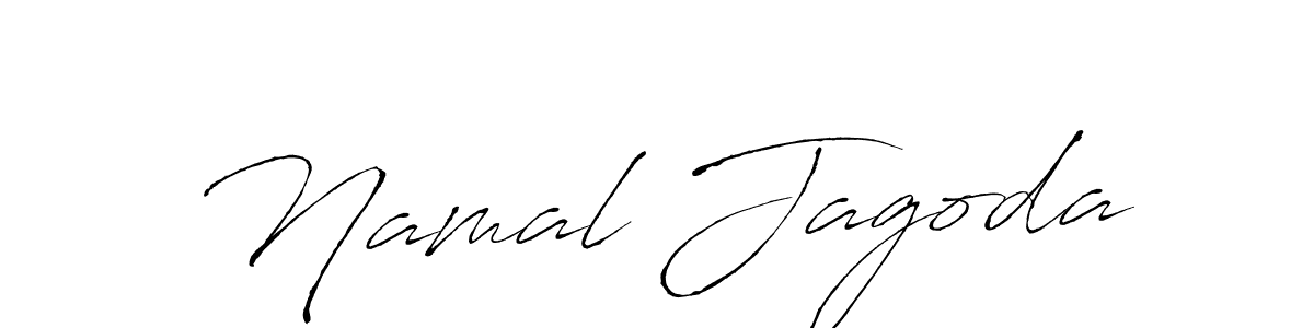 Use a signature maker to create a handwritten signature online. With this signature software, you can design (Antro_Vectra) your own signature for name Namal Jagoda. Namal Jagoda signature style 6 images and pictures png