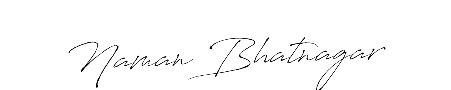 Naman Bhatnagar stylish signature style. Best Handwritten Sign (Antro_Vectra) for my name. Handwritten Signature Collection Ideas for my name Naman Bhatnagar. Naman Bhatnagar signature style 6 images and pictures png