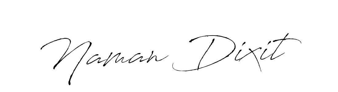 Design your own signature with our free online signature maker. With this signature software, you can create a handwritten (Antro_Vectra) signature for name Naman Dixit. Naman Dixit signature style 6 images and pictures png