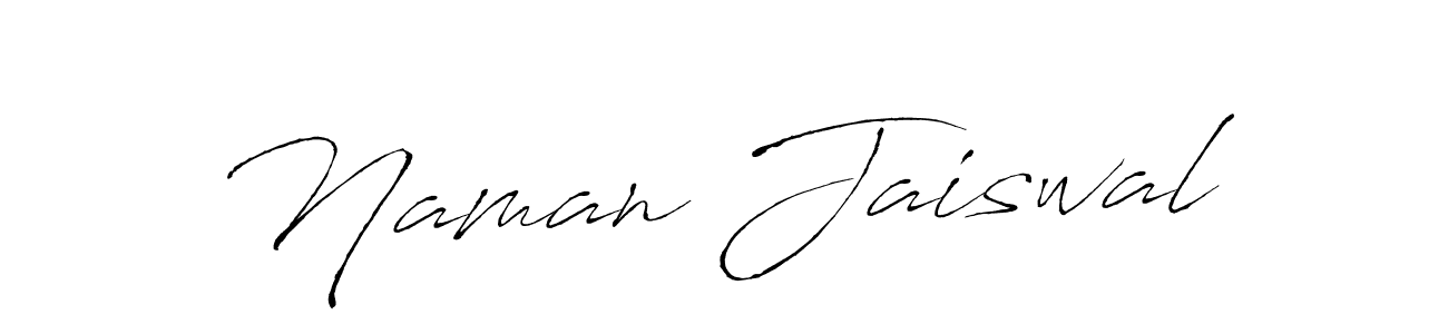 How to make Naman Jaiswal name signature. Use Antro_Vectra style for creating short signs online. This is the latest handwritten sign. Naman Jaiswal signature style 6 images and pictures png