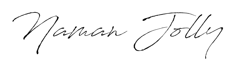 Generate high-definition signature styles for Naman Jolly. The Antro_Vectra typeface ensures crisp legibility and sophisticated design. Naman Jolly signature style 6 images and pictures png