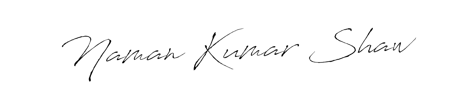 Also we have Naman Kumar Shaw name is the best signature style. Create professional handwritten signature collection using Antro_Vectra autograph style. Naman Kumar Shaw signature style 6 images and pictures png