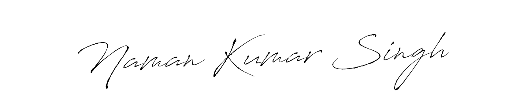 Antro_Vectra is a professional signature style that is perfect for those who want to add a touch of class to their signature. It is also a great choice for those who want to make their signature more unique. Get Naman Kumar Singh name to fancy signature for free. Naman Kumar Singh signature style 6 images and pictures png