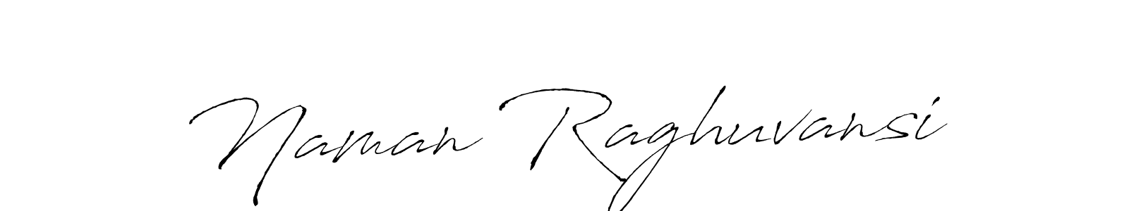 Make a beautiful signature design for name Naman Raghuvansi. With this signature (Antro_Vectra) style, you can create a handwritten signature for free. Naman Raghuvansi signature style 6 images and pictures png