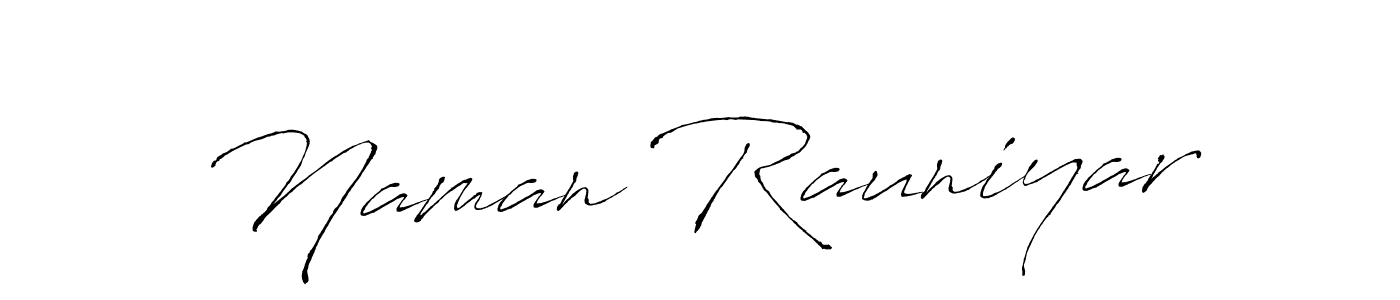 Naman Rauniyar stylish signature style. Best Handwritten Sign (Antro_Vectra) for my name. Handwritten Signature Collection Ideas for my name Naman Rauniyar. Naman Rauniyar signature style 6 images and pictures png