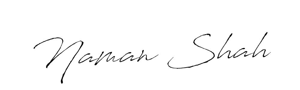 How to make Naman Shah signature? Antro_Vectra is a professional autograph style. Create handwritten signature for Naman Shah name. Naman Shah signature style 6 images and pictures png