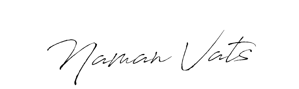 The best way (Antro_Vectra) to make a short signature is to pick only two or three words in your name. The name Naman Vats include a total of six letters. For converting this name. Naman Vats signature style 6 images and pictures png