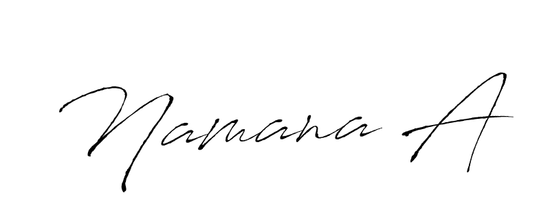 Best and Professional Signature Style for Namana A. Antro_Vectra Best Signature Style Collection. Namana A signature style 6 images and pictures png