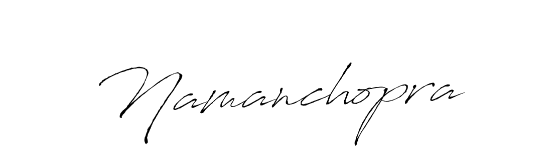 Antro_Vectra is a professional signature style that is perfect for those who want to add a touch of class to their signature. It is also a great choice for those who want to make their signature more unique. Get Namanchopra name to fancy signature for free. Namanchopra signature style 6 images and pictures png