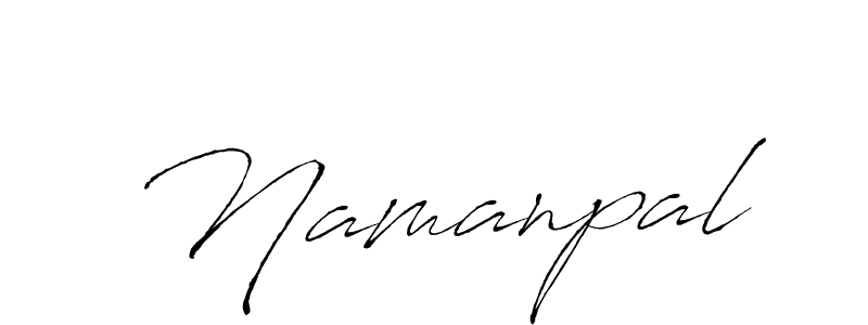 Design your own signature with our free online signature maker. With this signature software, you can create a handwritten (Antro_Vectra) signature for name Namanpal. Namanpal signature style 6 images and pictures png