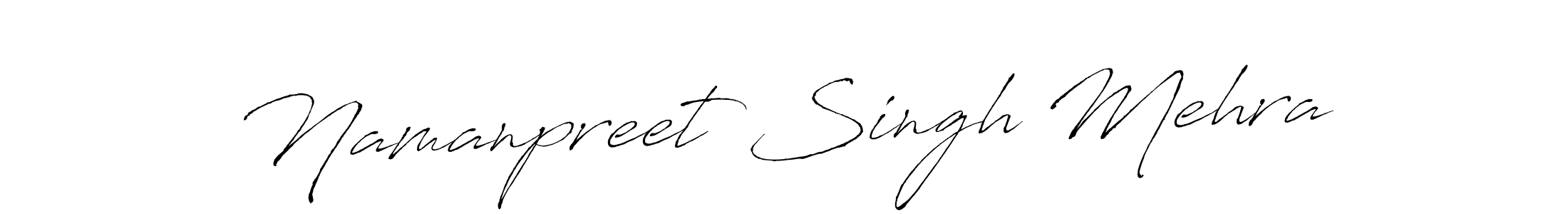 Design your own signature with our free online signature maker. With this signature software, you can create a handwritten (Antro_Vectra) signature for name Namanpreet Singh Mehra. Namanpreet Singh Mehra signature style 6 images and pictures png