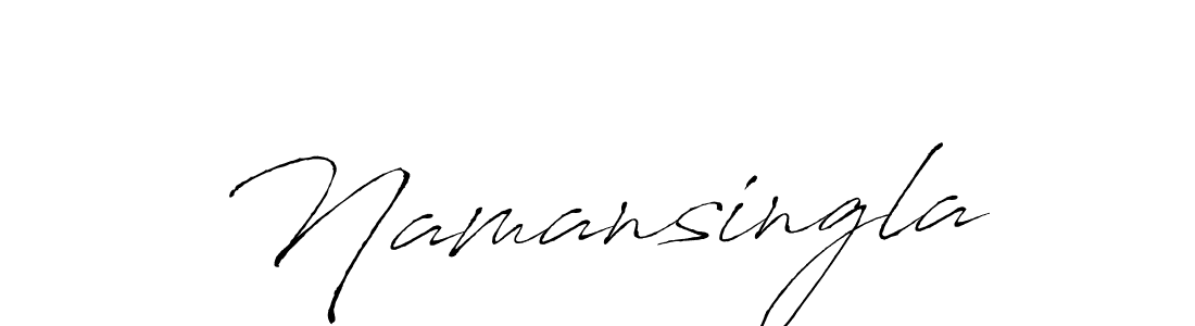 if you are searching for the best signature style for your name Namansingla. so please give up your signature search. here we have designed multiple signature styles  using Antro_Vectra. Namansingla signature style 6 images and pictures png