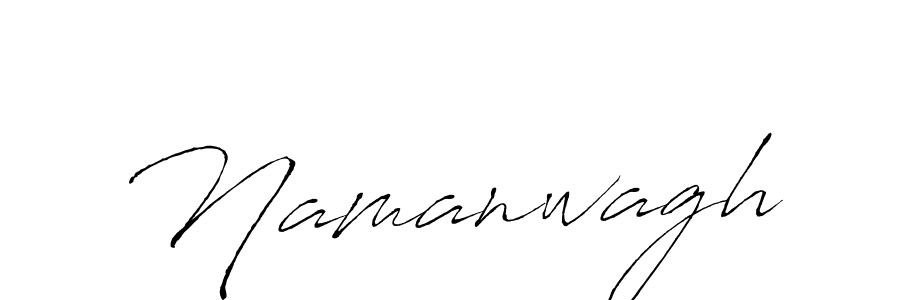 Create a beautiful signature design for name Namanwagh. With this signature (Antro_Vectra) fonts, you can make a handwritten signature for free. Namanwagh signature style 6 images and pictures png