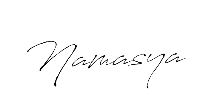 Use a signature maker to create a handwritten signature online. With this signature software, you can design (Antro_Vectra) your own signature for name Namasya. Namasya signature style 6 images and pictures png