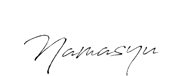 How to make Namasyu name signature. Use Antro_Vectra style for creating short signs online. This is the latest handwritten sign. Namasyu signature style 6 images and pictures png