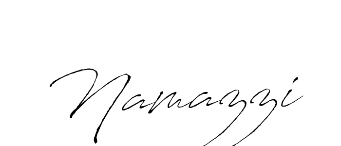 Namazzi stylish signature style. Best Handwritten Sign (Antro_Vectra) for my name. Handwritten Signature Collection Ideas for my name Namazzi. Namazzi signature style 6 images and pictures png