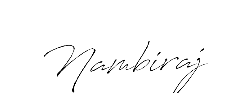 How to make Nambiraj name signature. Use Antro_Vectra style for creating short signs online. This is the latest handwritten sign. Nambiraj signature style 6 images and pictures png