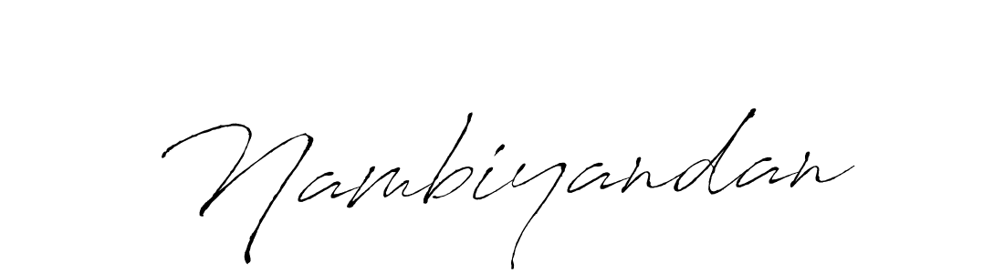 Also we have Nambiyandan name is the best signature style. Create professional handwritten signature collection using Antro_Vectra autograph style. Nambiyandan signature style 6 images and pictures png