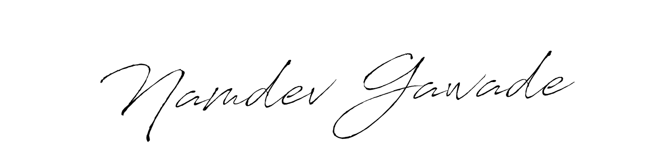 Create a beautiful signature design for name Namdev Gawade. With this signature (Antro_Vectra) fonts, you can make a handwritten signature for free. Namdev Gawade signature style 6 images and pictures png