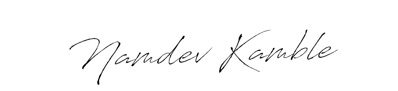 Create a beautiful signature design for name Namdev Kamble. With this signature (Antro_Vectra) fonts, you can make a handwritten signature for free. Namdev Kamble signature style 6 images and pictures png