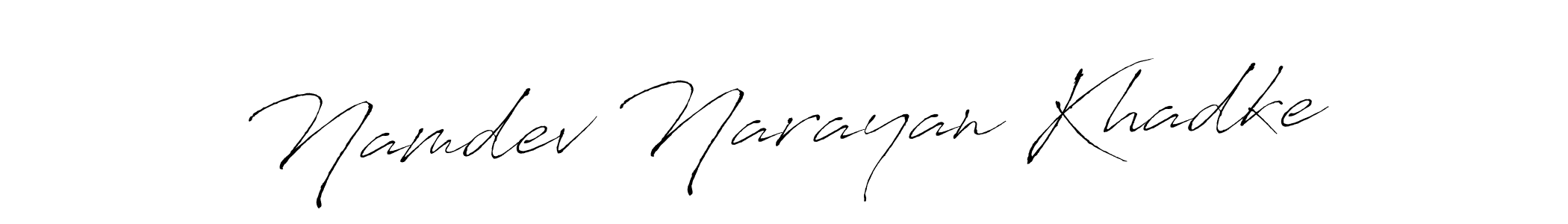 Namdev Narayan Khadke stylish signature style. Best Handwritten Sign (Antro_Vectra) for my name. Handwritten Signature Collection Ideas for my name Namdev Narayan Khadke. Namdev Narayan Khadke signature style 6 images and pictures png