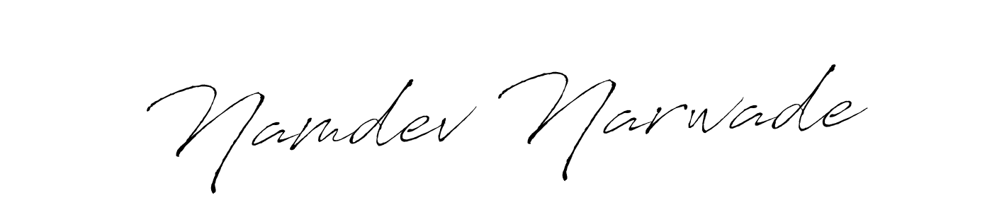 Namdev Narwade stylish signature style. Best Handwritten Sign (Antro_Vectra) for my name. Handwritten Signature Collection Ideas for my name Namdev Narwade. Namdev Narwade signature style 6 images and pictures png
