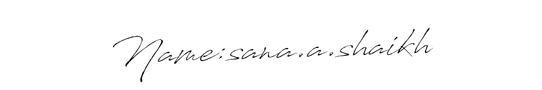 You can use this online signature creator to create a handwritten signature for the name Name:sana.a.shaikh. This is the best online autograph maker. Name:sana.a.shaikh signature style 6 images and pictures png